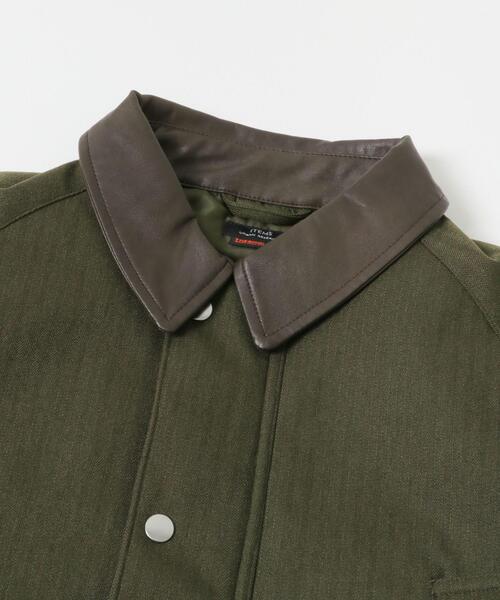 ITEMS URBANRESEARCH(アイテムズ アーバンリサーチ)の「THERMOLITE フィールドジャケット(ダウンジャケット/コート・メンズ・ブラック/オリーブ/ブラウン・MEDIUM/LARGE)」の9枚目の写真