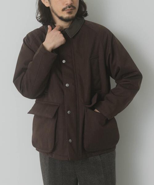 ITEMS URBANRESEARCH(アイテムズ アーバンリサーチ)の「THERMOLITE フィールドジャケット(ダウンジャケット/コート・メンズ・ブラック/オリーブ/ブラウン・MEDIUM/LARGE)」の14枚目の写真