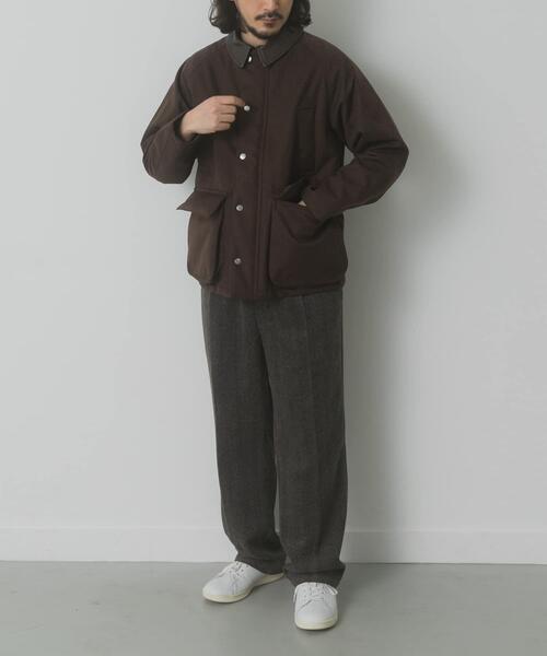 ITEMS URBANRESEARCH(アイテムズ アーバンリサーチ)の「THERMOLITE フィールドジャケット(ダウンジャケット/コート・メンズ・ブラック/オリーブ/ブラウン・MEDIUM/LARGE)」の15枚目の写真