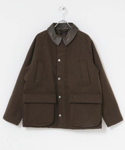 ITEMS URBANRESEARCH(アイテムズ アーバンリサーチ)の「THERMOLITE フィールドジャケット(ダウンジャケット/コート・メンズ・ブラック/オリーブ/ブラウン・MEDIUM/LARGE)」の16枚目の写真