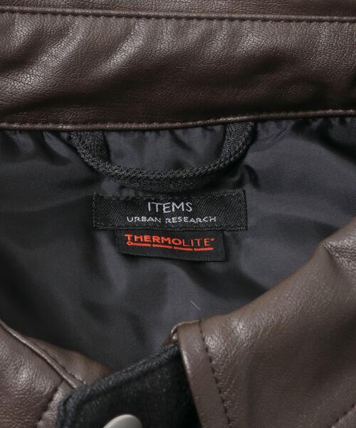 ITEMS URBANRESEARCH(アイテムズ アーバンリサーチ)の「THERMOLITE フィールドジャケット(ダウンジャケット/コート・メンズ・ブラック/オリーブ/ブラウン・MEDIUM/LARGE)」の20枚目の写真