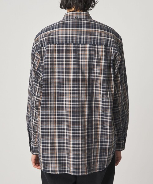 Steven Alan（スティーブンアラン）の「＜Steven Alan＞ マドラスチェック シングルニードル シャツ LOOSE（シャツ/ブラウス・メンズ・ナチュラル/ネイビー・M/S/L/XL）」の17枚目の写真