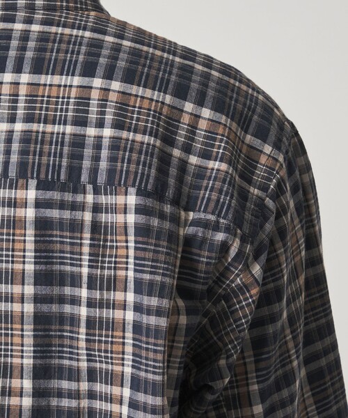Steven Alan（スティーブンアラン）の「＜Steven Alan＞ マドラスチェック シングルニードル シャツ LOOSE（シャツ/ブラウス・メンズ・ナチュラル/ネイビー・M/S/L/XL）」の19枚目の写真
