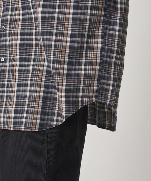 Steven Alan（スティーブンアラン）の「＜Steven Alan＞ マドラスチェック シングルニードル シャツ LOOSE（シャツ/ブラウス・メンズ・ナチュラル/ネイビー・M/S/L/XL）」の22枚目の写真