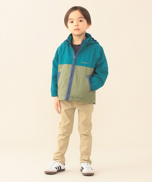 BEAMS mini（ビームスミニ）の「フード収納 ナイロン ブルゾン 2026SS（90～150cm）（ブルゾン・キッズ・グリーン系その他4/パープル系その他4/ライトブルー・100/90/120/110/150/140/130）」の7枚目の写真