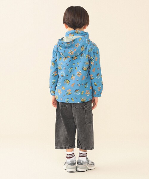 BEAMS mini（ビームスミニ）の「フード収納 ナイロン ブルゾン 2026SS（90～150cm）（ブルゾン・キッズ・グリーン系その他4/パープル系その他4/ライトブルー・100/90/120/110/150/140/130）」の12枚目の写真