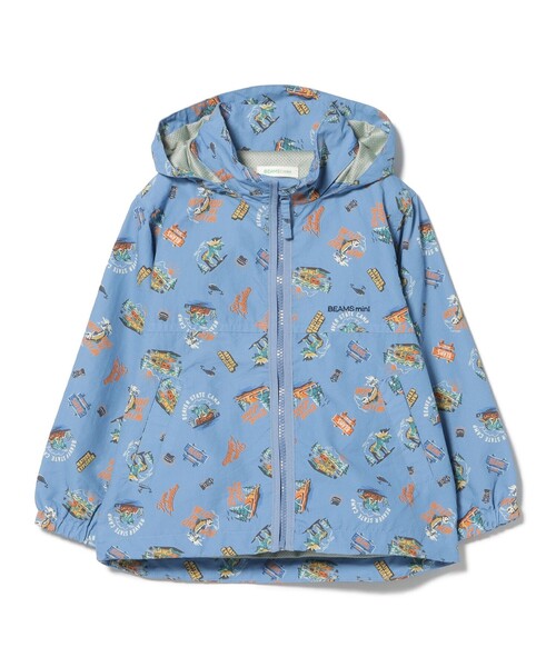 BEAMS mini（ビームスミニ）の「フード収納 ナイロン ブルゾン 2026SS（90～150cm）（ブルゾン・キッズ・グリーン系その他4/パープル系その他4/ライトブルー・100/90/120/110/150/140/130）」の16枚目の写真