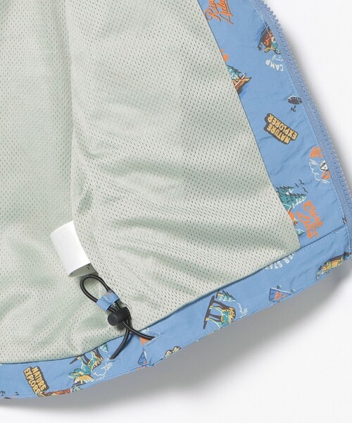 BEAMS mini（ビームスミニ）の「フード収納 ナイロン ブルゾン 2026SS（90～150cm）（ブルゾン・キッズ・グリーン系その他4/パープル系その他4/ライトブルー・100/90/120/110/150/140/130）」の17枚目の写真