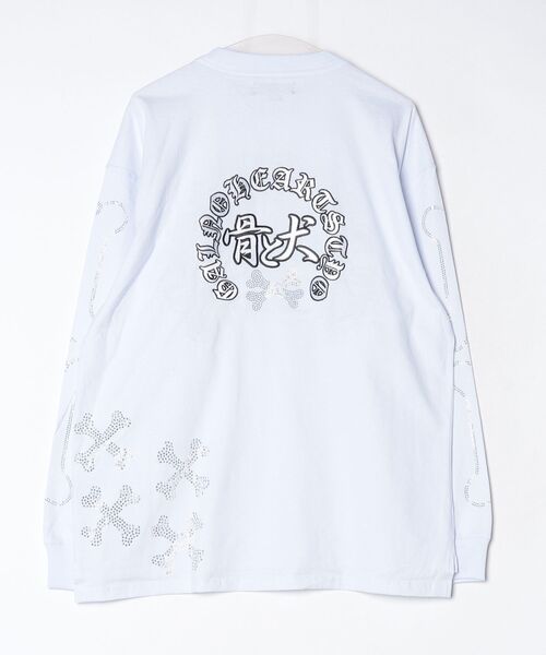 GALFY(ガルフィー)の「『GALFY/ガルフィー』ピカピカ骨骨ロンTee【Z】(Tシャツ/カットソー・レディース・ブラック/ホワイト・XL/L)」の9枚目の写真