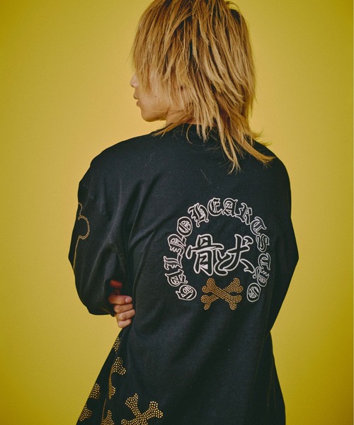 GALFY(ガルフィー)の「『GALFY/ガルフィー』ピカピカ骨骨ロンTee【Z】(Tシャツ/カットソー・レディース・ブラック/ホワイト・XL/L)」の7枚目の写真