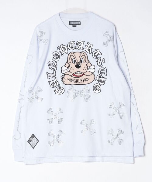 GALFY(ガルフィー)の「『GALFY/ガルフィー』ピカピカ骨骨ロンTee【Z】(Tシャツ/カットソー・レディース・ブラック/ホワイト・XL/L)」の11枚目の写真