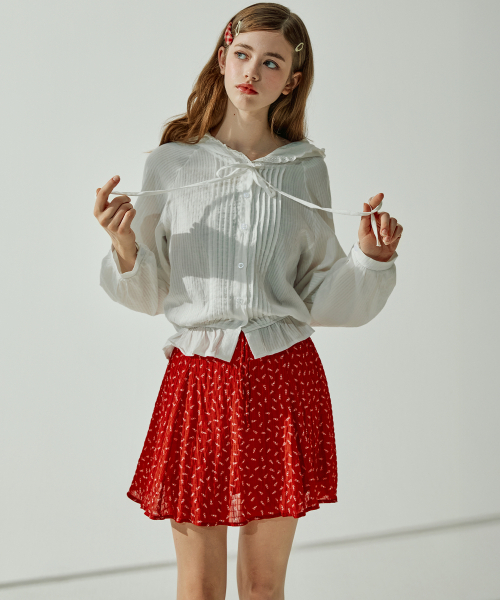 VIKINI VENDER（ビキニベンダー）の「アンナフリルフードパーカーカバーアップカーディガン（カーディガン/ボレロ・レディース・その他・ONE SIZE）」の4枚目の写真