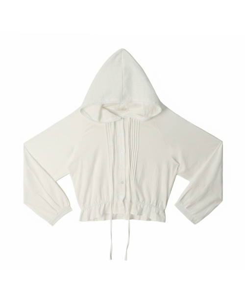 VIKINI VENDER（ビキニベンダー）の「アンナフリルフードパーカーカバーアップカーディガン（カーディガン/ボレロ・レディース・その他・ONE SIZE）」の8枚目の写真