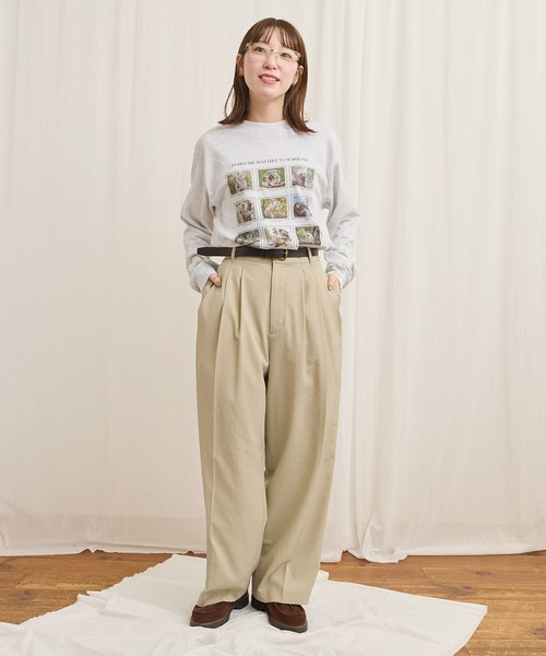 fig Ｌondon（フィグロンドン）の「someone special long sleeve（Tシャツ/カットソー・レディース・アッシュグレー・FREE）」の13枚目の写真