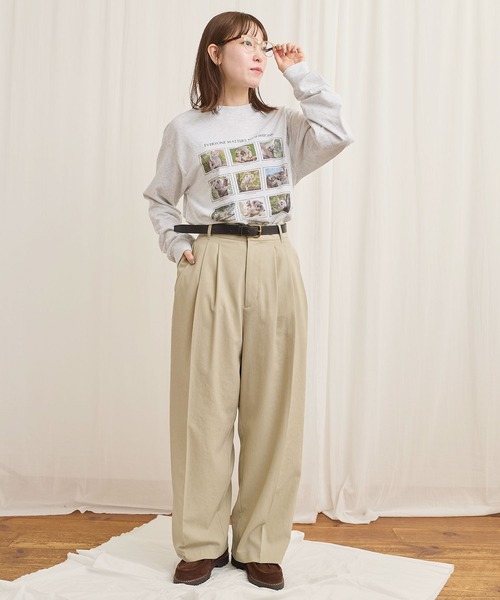fig Ｌondon（フィグロンドン）の「someone special long sleeve（Tシャツ/カットソー・レディース・アッシュグレー・FREE）」の12枚目の写真