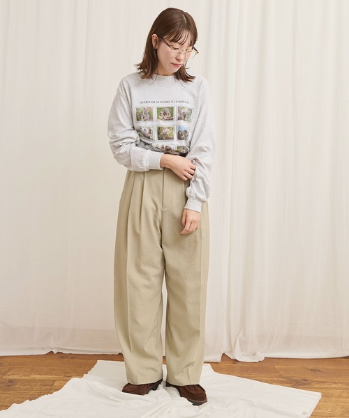 fig Ｌondon（フィグロンドン）の「someone special long sleeve（Tシャツ/カットソー・レディース・アッシュグレー・FREE）」の17枚目の写真