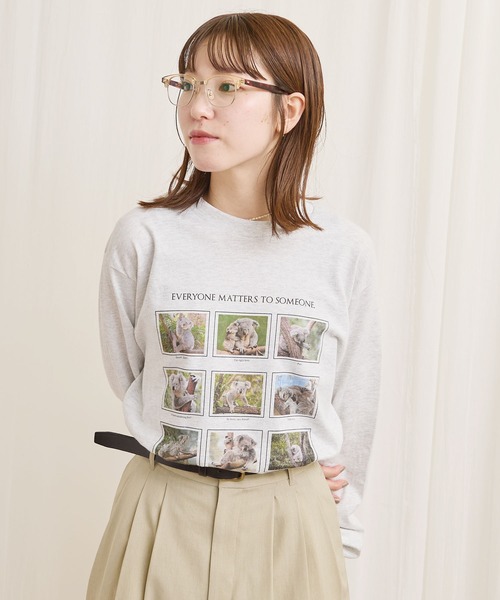 fig Ｌondon（フィグロンドン）の「someone special long sleeve（Tシャツ/カットソー・レディース・アッシュグレー・FREE）」の8枚目の写真