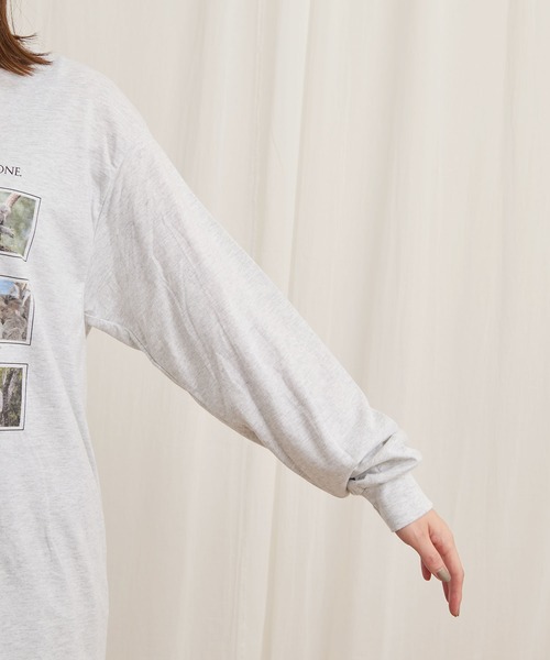 fig Ｌondon（フィグロンドン）の「someone special long sleeve（Tシャツ/カットソー・レディース・アッシュグレー・FREE）」の22枚目の写真