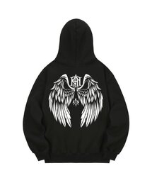 KMB0206 エンジェル伝説 裏起毛フード ブラック