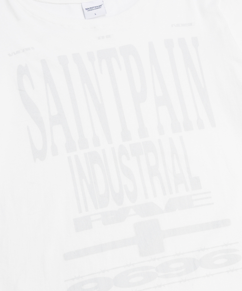 SAINTPAIN(セイントペイン)の「SPインダストリアルロングスリーブホワイト(Tシャツ/カットソー・レディース・その他・MEDIUM/LARGE)」の3枚目の写真