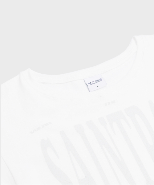 SAINTPAIN(セイントペイン)の「SPインダストリアルロングスリーブホワイト(Tシャツ/カットソー・レディース・その他・MEDIUM/LARGE)」の4枚目の写真