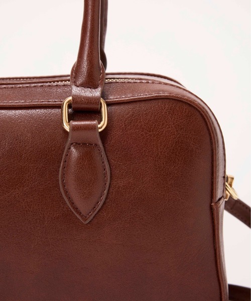 EFOLE（エフォル）の「【ZOZO限定】Double zip vintage boston/ダブルジップヴィンテージボストン（ボストンバッグ・レディース・ブラウン/ブラック・FREE）」の19枚目の写真