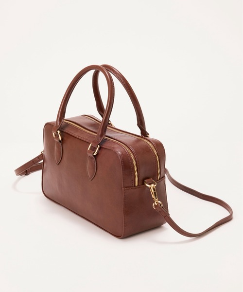 EFOLE（エフォル）の「【ZOZO限定】Double zip vintage boston/ダブルジップヴィンテージボストン（ボストンバッグ・レディース・ブラウン/ブラック・FREE）」の10枚目の写真