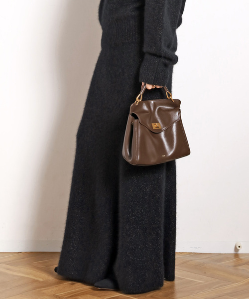 JW PEI(ジェイダブリューペイ)の「【JW PEI / ジェイダブリュー ペイ】Lucia Classic Top Handbag(BROWN)(ハンドバッグ・レディース・ブラウン・FREE)」の4枚目の写真