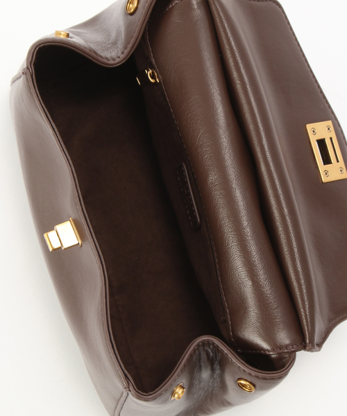 JW PEI(ジェイダブリューペイ)の「【JW PEI / ジェイダブリュー ペイ】Lucia Classic Top Handbag(BROWN)(ハンドバッグ・レディース・ブラウン・FREE)」の11枚目の写真