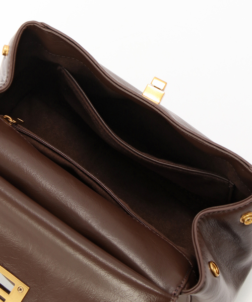 JW PEI(ジェイダブリューペイ)の「【JW PEI / ジェイダブリュー ペイ】Lucia Classic Top Handbag(BROWN)(ハンドバッグ・レディース・ブラウン・FREE)」の14枚目の写真