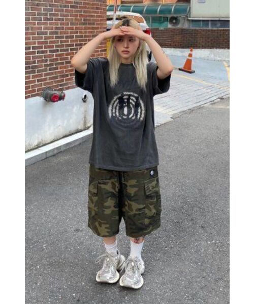 SEARCH410(サーチ410)の「トラベリングピグメント半袖Tシャツチャコール(Tシャツ/カットソー・メンズ・その他・MEDIUM/LARGE)」の5枚目の写真