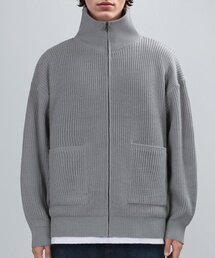 VERYVAIN（ベリベーン）の「[Heavyweight] PULLOVER KNIT JACKET (GRAY)（カーディガン/ボレロ）」