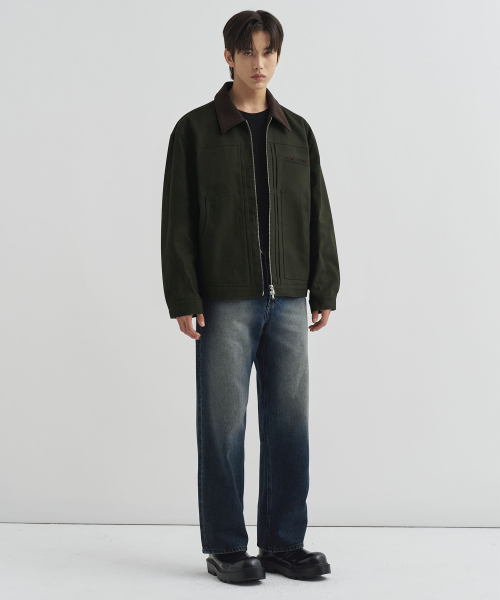 DRAW FIT（ドローフィット）の「レイヤープリーツワークジャケット[KHAKI]（その他アウター・メンズ・その他・MEDIUM/LARGE/X-LARGE）」の2枚目の写真