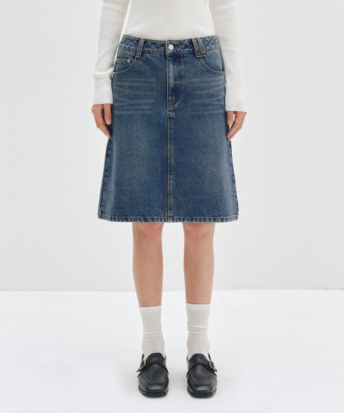 DECET WOMEN(デケット ウーマン)の「Signature Midi Skirt DCSK002BLUE(スカート・レディース・その他・X-SMALL/SMALL/MEDIUM)」の2枚目の写真