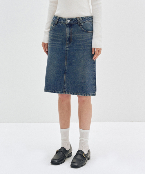 DECET WOMEN(デケット ウーマン)の「Signature Midi Skirt DCSK002BLUE(スカート・レディース・その他・X-SMALL/SMALL/MEDIUM)」の3枚目の写真