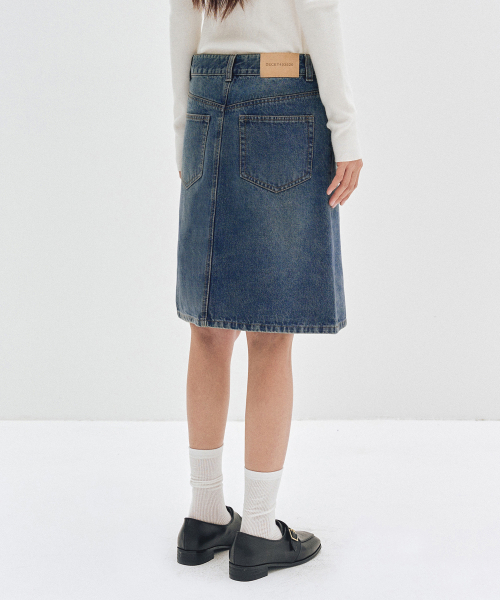 DECET WOMEN(デケット ウーマン)の「Signature Midi Skirt DCSK002BLUE(スカート・レディース・その他・X-SMALL/SMALL/MEDIUM)」の4枚目の写真