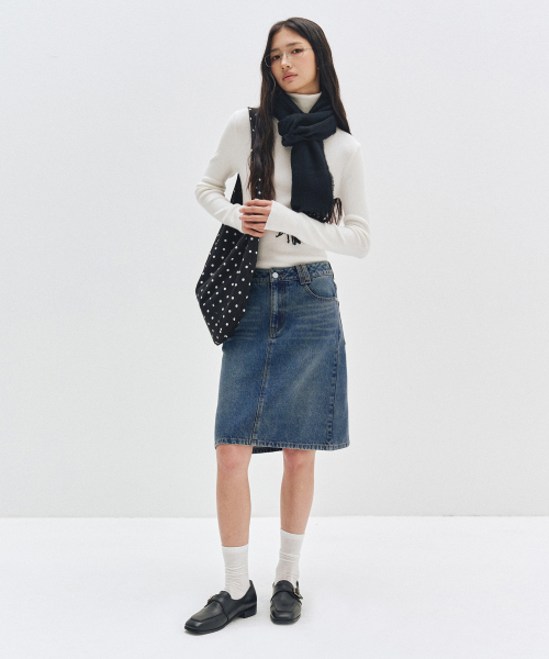 DECET WOMEN(デケット ウーマン)の「Signature Midi Skirt DCSK002BLUE(スカート・レディース・その他・X-SMALL/SMALL/MEDIUM)」の7枚目の写真