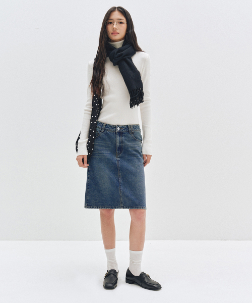 DECET WOMEN(デケット ウーマン)の「Signature Midi Skirt DCSK002BLUE(スカート・レディース・その他・X-SMALL/SMALL/MEDIUM)」の8枚目の写真