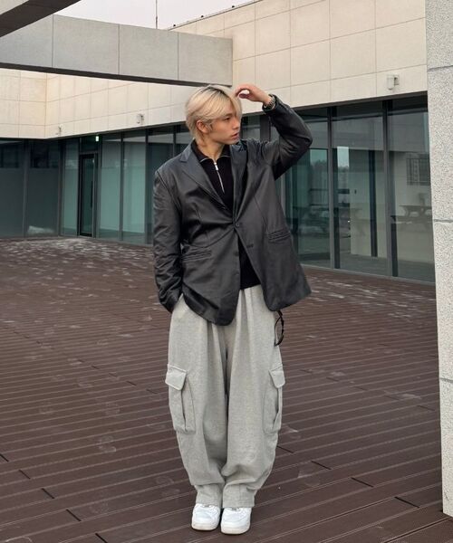 A NOTHING(アナッシング)の「H-T CARGO BALLOON SWEAT PANTS (Gray)(スウェットパンツ・レディース・その他・LARGE/MEDIUM)」の6枚目の写真