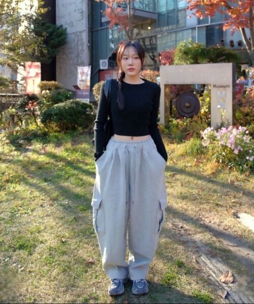A NOTHING(アナッシング)の「H-T CARGO BALLOON SWEAT PANTS (Gray)(スウェットパンツ・レディース・その他・LARGE/MEDIUM)」の12枚目の写真