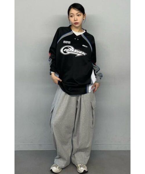 A NOTHING(アナッシング)の「H-T CARGO BALLOON SWEAT PANTS (Gray)(スウェットパンツ・レディース・その他・LARGE/MEDIUM)」の17枚目の写真