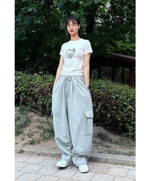 A NOTHING(アナッシング)の「H-T CARGO BALLOON SWEAT PANTS (Gray)(スウェットパンツ・レディース・その他・LARGE/MEDIUM)」の21枚目の写真