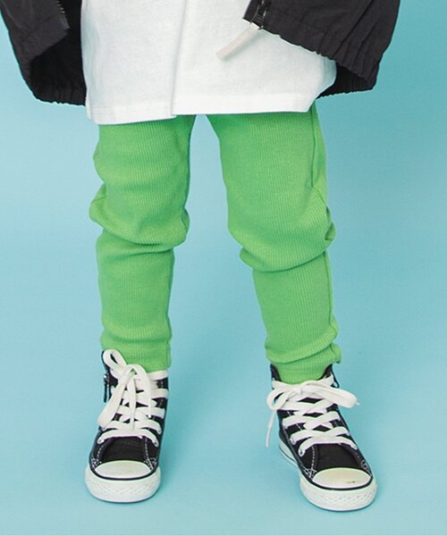 BREEZE（ブリーズ）の「【26春新作】DAISUKIリブパンツ（その他パンツ・キッズ・その他11/イエロー/その他2/ラベンダー/オレンジ/ピンク/グリーン/グレー/ターコイズブルー/その他12/アイボリー/ブラック・120/110/100/90/80/70/130）」の5枚目の写真
