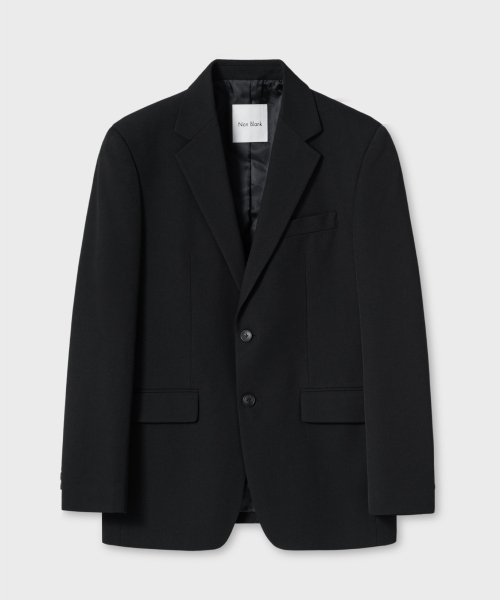 NONBLANK(ノンブランク)の「セミオーバーサイズフィットブレザー_BLACK(テーラードジャケット・メンズ・その他・MEDIUM/LARGE/X-LARGE/XX-LARGE)」の1枚目の写真