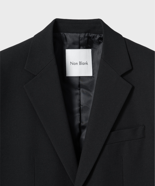NONBLANK(ノンブランク)の「セミオーバーサイズフィットブレザー_BLACK(テーラードジャケット・メンズ・その他・MEDIUM/LARGE/X-LARGE/XX-LARGE)」の3枚目の写真
