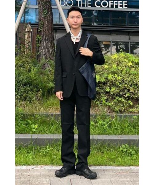NONBLANK(ノンブランク)の「セミオーバーサイズフィットブレザー_BLACK(テーラードジャケット・メンズ・その他・MEDIUM/LARGE/X-LARGE/XX-LARGE)」の12枚目の写真