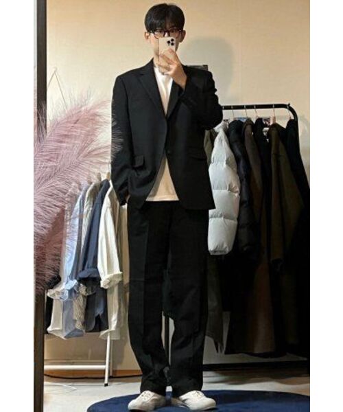 NONBLANK(ノンブランク)の「セミオーバーサイズフィットブレザー_BLACK(テーラードジャケット・メンズ・その他・MEDIUM/LARGE/X-LARGE/XX-LARGE)」の13枚目の写真