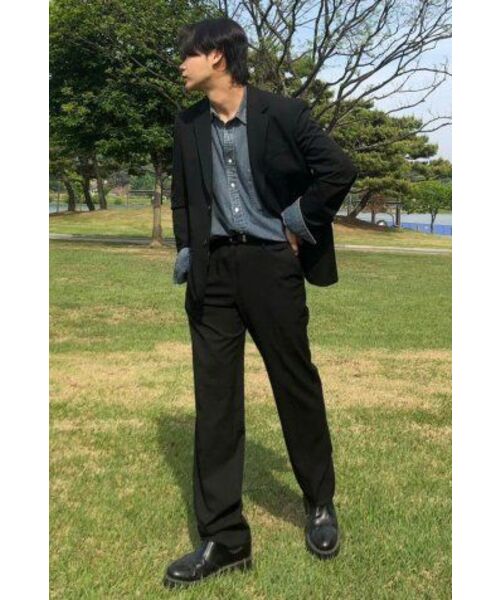 NONBLANK(ノンブランク)の「セミオーバーサイズフィットブレザー_BLACK(テーラードジャケット・メンズ・その他・MEDIUM/LARGE/X-LARGE/XX-LARGE)」の16枚目の写真