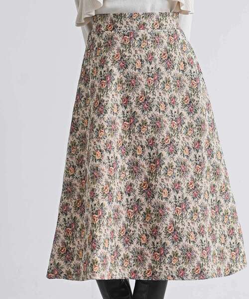 rps（アールピーエス）の「ゴブランＡラインスカート（スカート・レディース・アイボリー/ブラック/ブラック系その他2・フリー）」の7枚目の写真