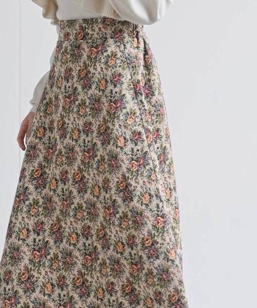 rps（アールピーエス）の「ゴブランＡラインスカート（スカート・レディース・アイボリー/ブラック/ブラック系その他2・フリー）」の8枚目の写真